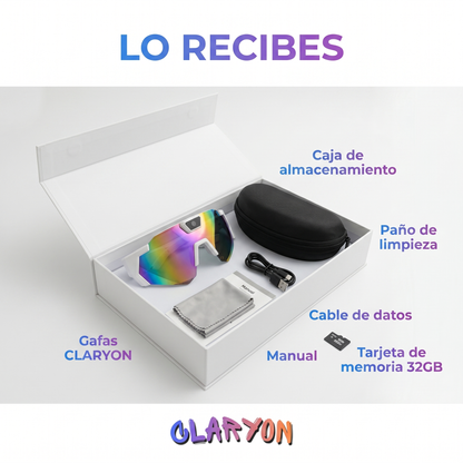Gafas Inteligentes con Bluetooth y Cámara para Ciclismo
